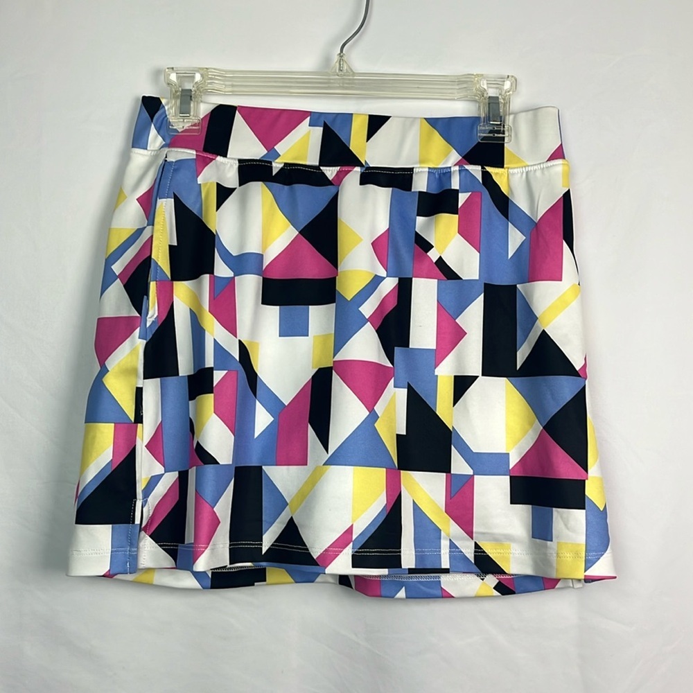 Izod golf skirt white sewn in shorts and pockets small